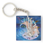 "Mermaid Magic" fantasy blank greeting card