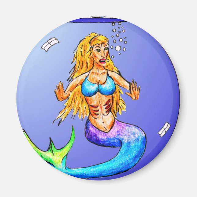 Mermaid Magnet (Front)