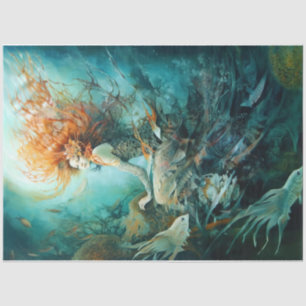 Mermaid Maiden  Tissue Paper