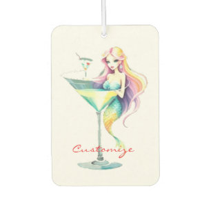 Mermaid Martini Girl Thunder_Cove Car Air Freshener