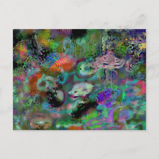 mermaid masquerade postcard