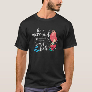 Mermaid Mermaids Girl Sea Funny Birthday Gift Idea T-Shirt
