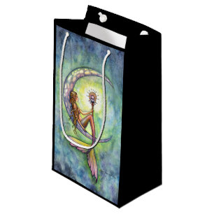 Mermaid Moon Fantasy Art Small Gift Bag