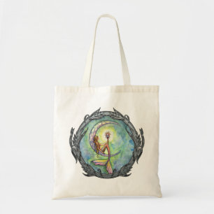Mermaid Moon Fantasy Art Tote Bag