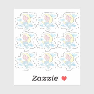 Mermaid Moon Mystical Pink Hair Sea Siren Planner