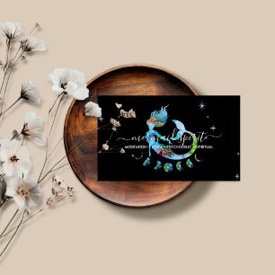 Mermaid moon spiritual zodiac business card