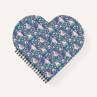 Mermaid Mother Daughter Bonding Ocean Dark Version Notebook