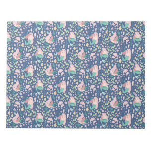 Mermaid Mother Daughter Bonding Ocean Dark Version Notepad