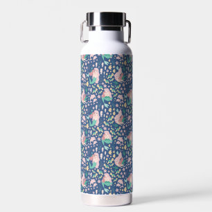 Mermaid Mother Daughter Bonding Ocean Dark Version Water Bottle