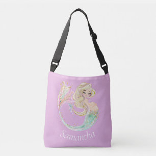 mermaid Mother To Be Crossbody Pink Bag