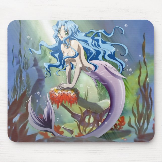 Mermaid Mouse Pad (Front)