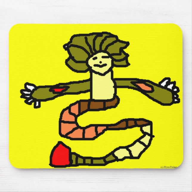 Mermaid Mouse Pad (Front)