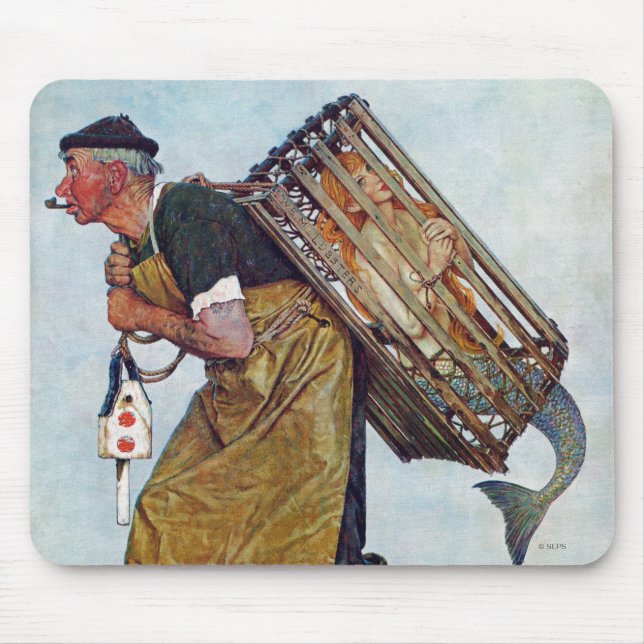 Mermaid Mouse Pad (Front)