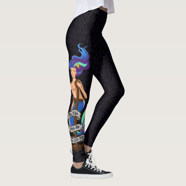 mermaid_msaquapurple_leggings leggings (Right)