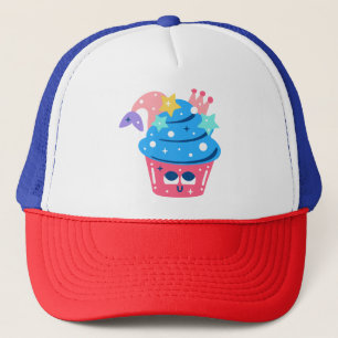 Mermaid muffin trucker hat