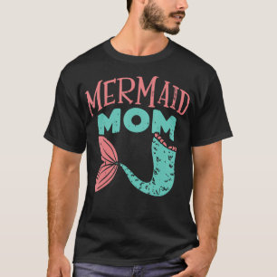 Mermaid Mum Fish Tail Mummy Family Security Matchi T-Shirt