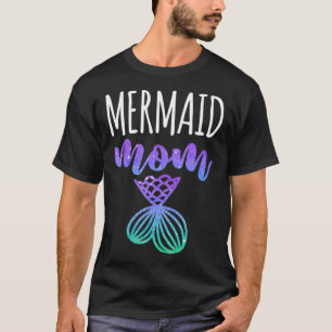Mermaid Mum Mother Daughter Matching Family Gift T-Shirt