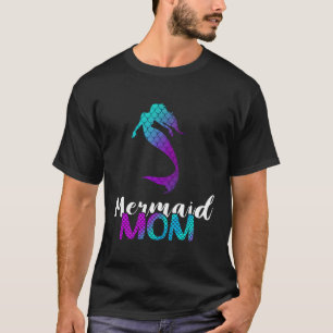 Mermaid Mum Underwater Clamshell Beautiful Aquatic T-Shirt