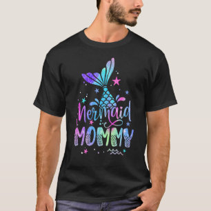 Mermaid Mummy Women Family Matching 1st Birthday T-Shirt