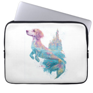 Mermaid Mutt – Underwater Fantasy Dog Laptop Sleeve