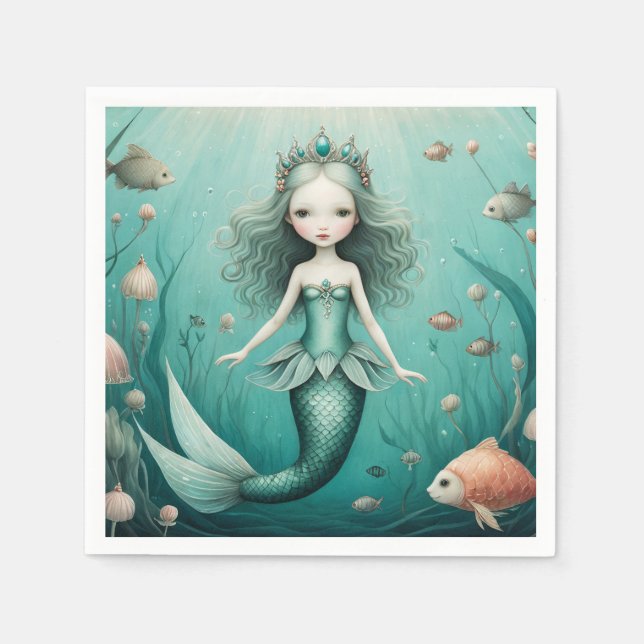 Mermaid Napkin (Front)