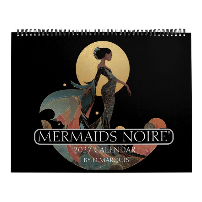 MERMAID NOIRE' 2027 CALENDAR (Cover)