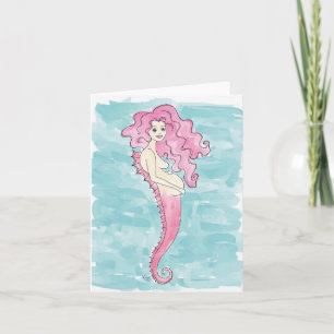 mermaid notards card
