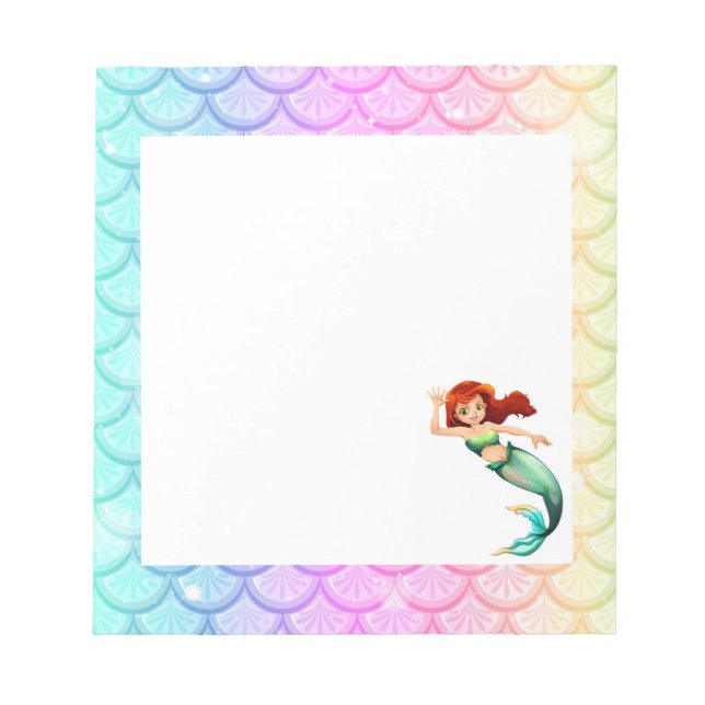Mermaid Note Pad (Front)