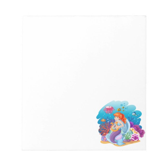 Mermaid Note Pad (Front)