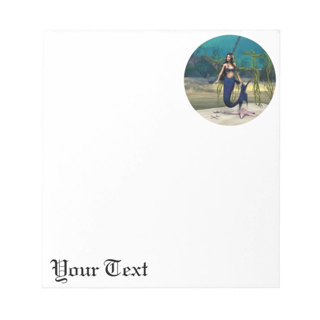 Mermaid Notepad (Front)