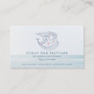 Mermaid Ocean Handcrafted Organic Skincare  Business Card