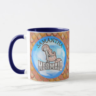 Mermaid Ocean Pink Mug