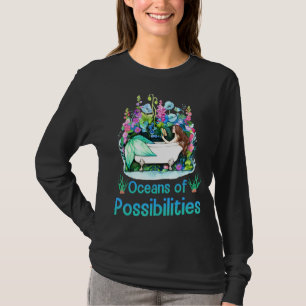 Mermaid Oceans Of Possibilities Summer Reading Boo T-Shirt