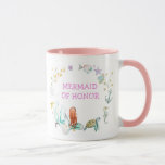 Mermaid of Honour Mug<br><div class="desc">Perfect extra-something gift for the Maid of Honour at a coastal-themed wedding.</div>