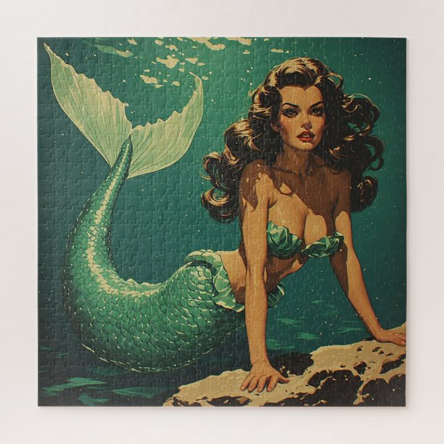Mermaid of the Deep Jigsaw Puzzle (Vertical)