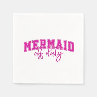 Mermaid Off Duty | Coastal Entertaining Napkin