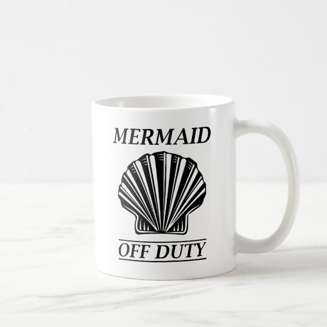 Mermaid Off Duty Coffee Mug (Right)
