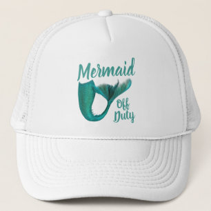 Mermaid Off Duty Mermaid Tail Trucker Hat