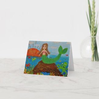mermaid offer card