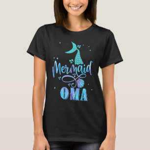 Mermaid Oma Funny Women Family Matching Party Squa T-Shirt