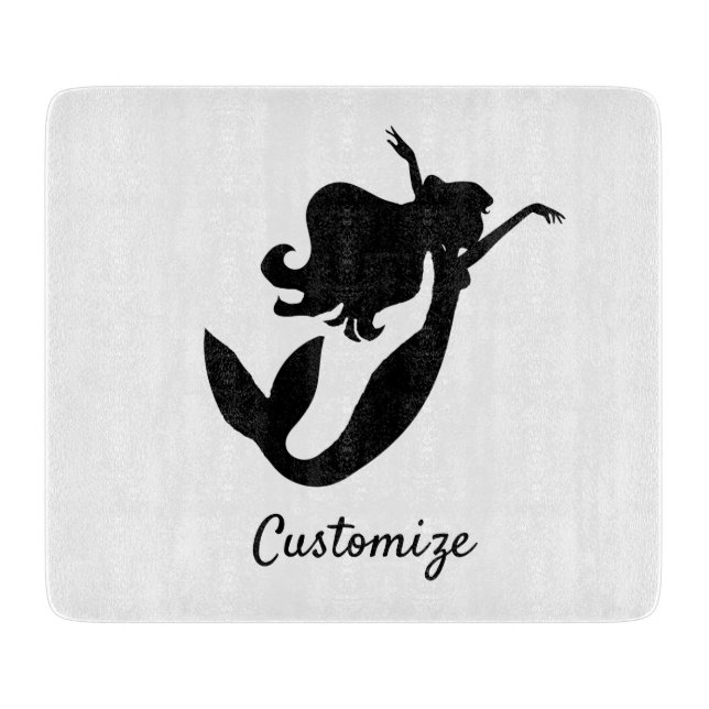 Mermaid on board black/white Thunder_Cove (Front)