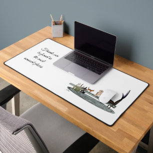 Mermaid On Boat Dock Desk Mat