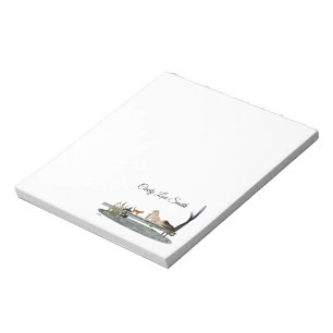 Mermaid On Boat Dock Notepad