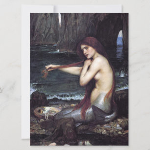 Mermaid on the Beach Card