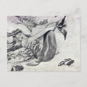 Mermaid on the Beach Postcard
