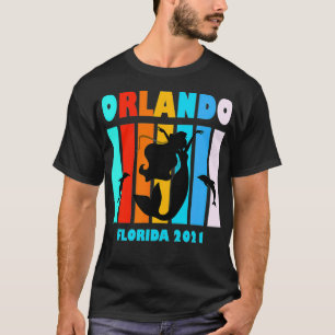 Mermaid Orlando Florida Vacation 2021 Dolphins T-Shirt