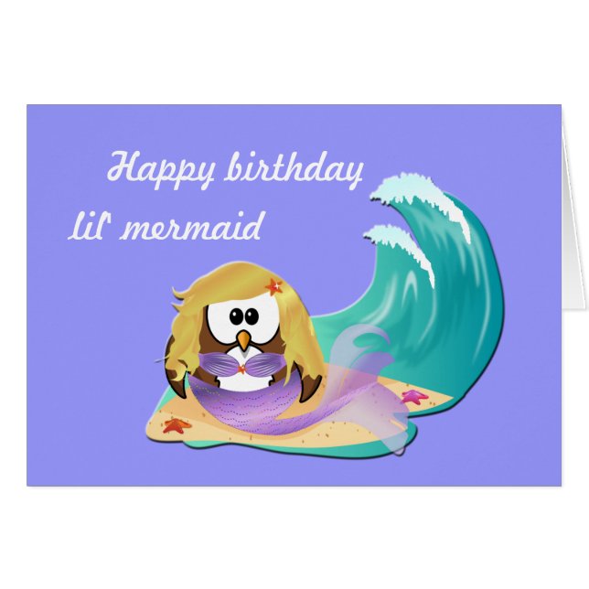 mermaid owl (Front Horizontal)