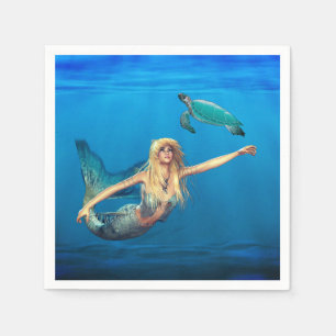 Mermaid Paper Napkin