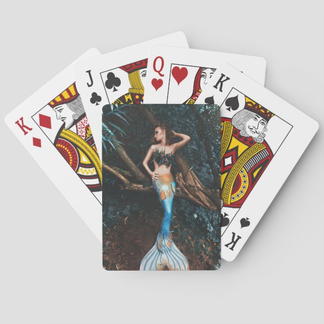 Mermaid Paradise Playing Cards (Back)