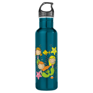 Mermaid Party 710 Ml Water Bottle
